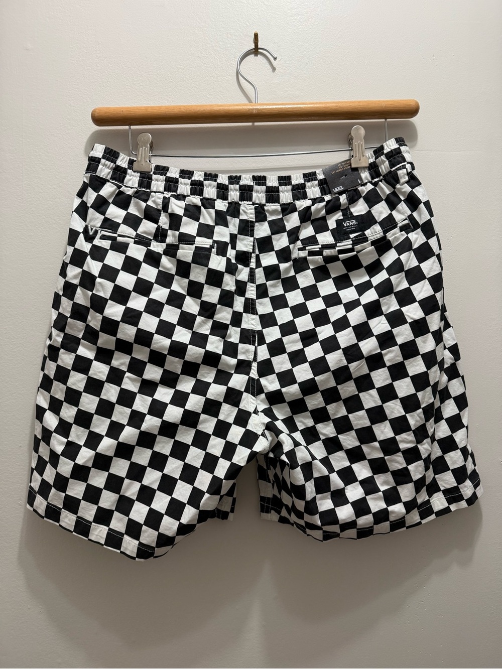 Vans Range Relaxed Elastic Shorts Checkered Large - Picture 3 of 7